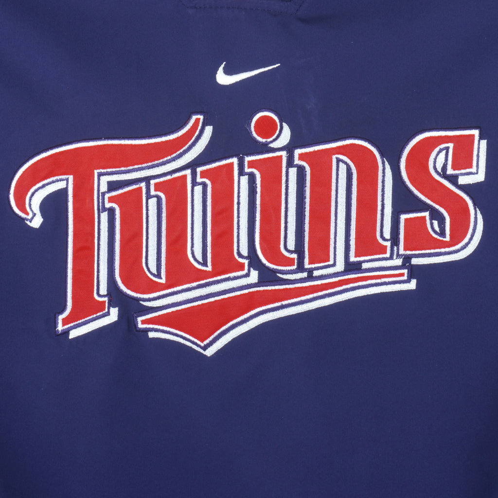 Nike - Minnesota Twins Pullover Windbreaker 1990s Medium Vintage Retro Baseball