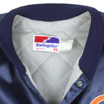 NFL (Swingster) - Chicago Bears Satin Jacket 1990s X-Large Vintage Retro Football 