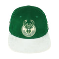 Adidas - Milwaukee Bucks Embroidered Snapback Hat 1990s OSFA Vintage Retro Basketball
