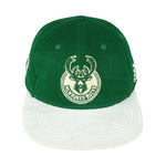 Adidas - Milwaukee Bucks Embroidered Snapback Hat 1990s OSFA