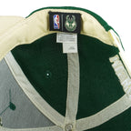 Adidas - Milwaukee Bucks Embroidered Snapback Hat 1990s OSFA Vintage Retro Basketball