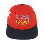 Champion - Team USA Olympic Rings Embroidered Wool Snapback Hat 1996 OSFA Vintage Retro