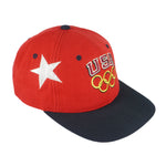 Champion - Team USA Olympic Rings Embroidered Wool Snapback Hat 1996 OSFA Vintage Retro