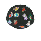 NBA (New Era) - Embroidered Team Logo All-Over-Print Fitted Hat 7-1/2