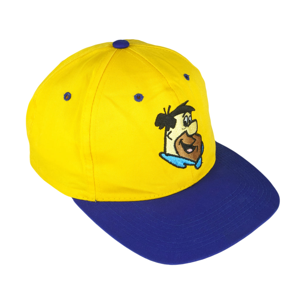 Vintage (ANNCO) - Fred Flintstone Embroidered Snapback Hat 1990s OSFA Vintage Retro