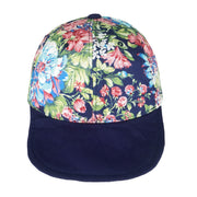 Vintage - Floral Beautiful Spell-Out Snapback Hat OSFA