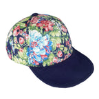Vintage - Floral Beautiful Spell-Out Snapback Hat OSFA