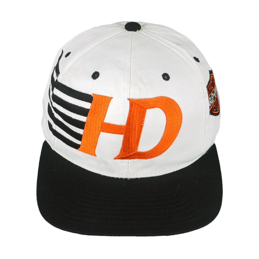 Harley Davidson - Keystone Indianapolis Snapback 1990s OSFA Vintage Retro