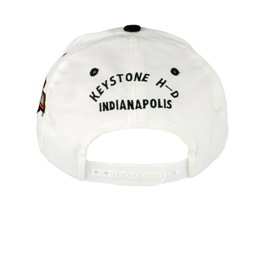 Harley Davidson - Keystone Indianapolis Snapback 1990s OSFA Vintage Retro