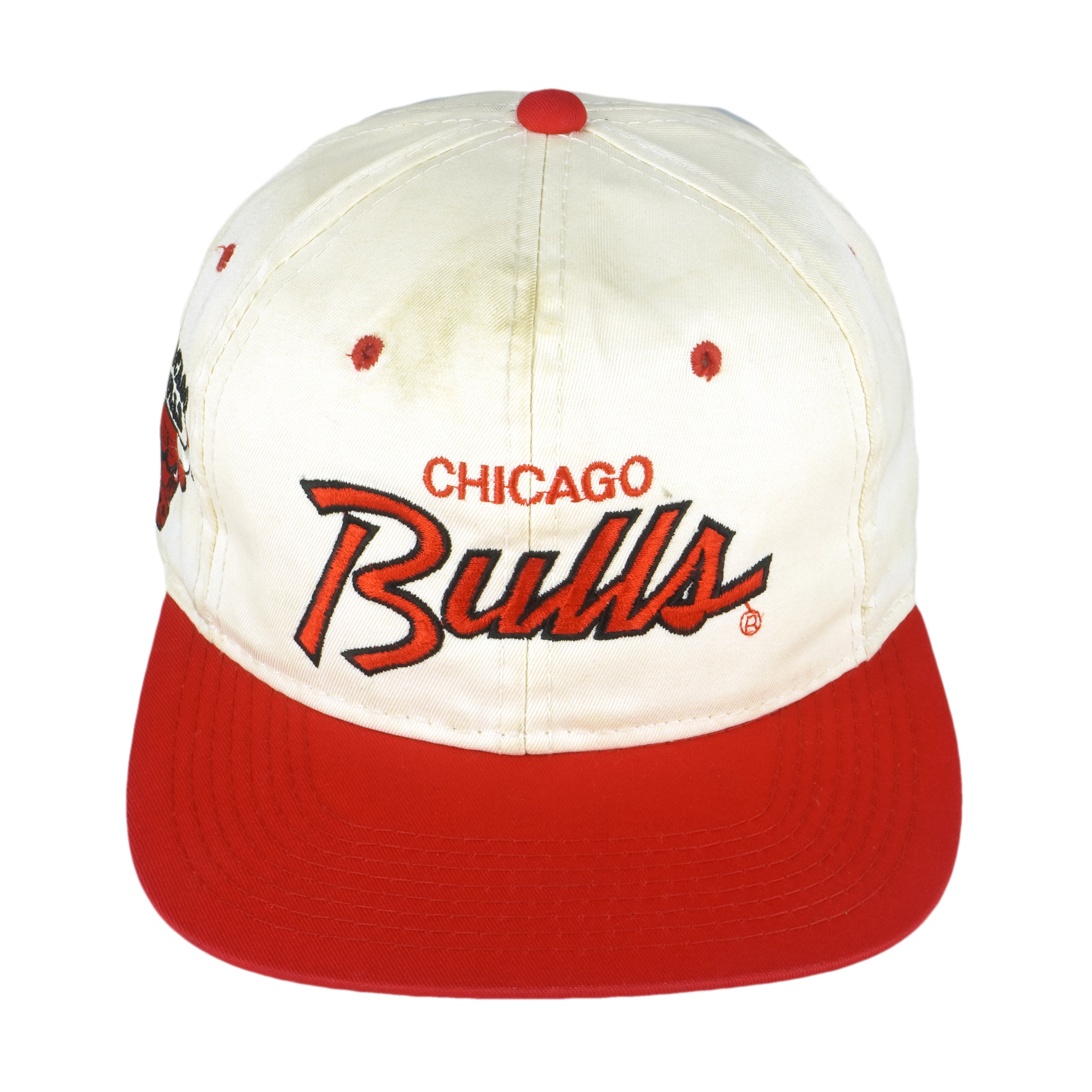 Vintage Detroit Red Wings Sports Specialties Script Snapback Hat
