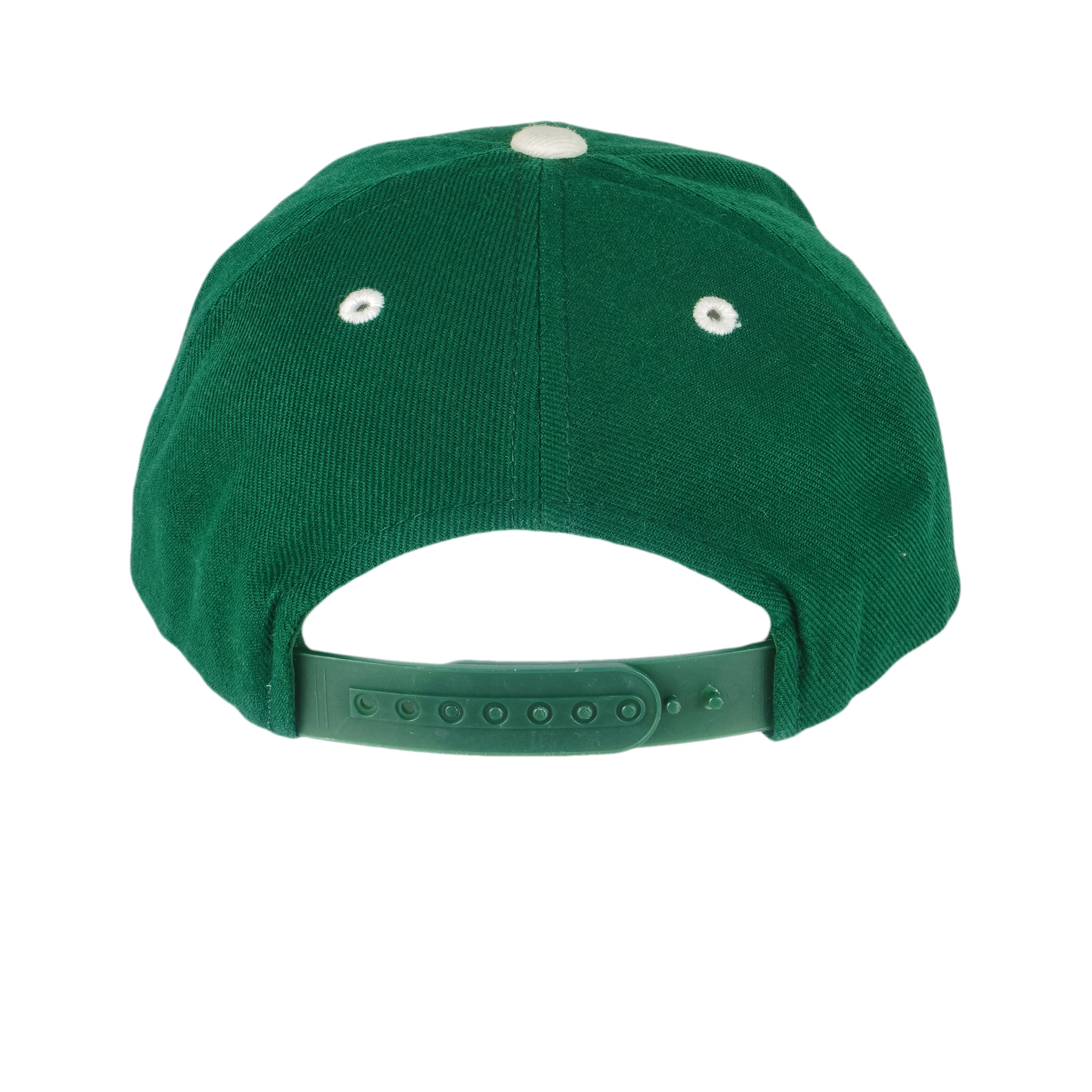 NFL (Logo Athletic) - New York Jets Embroidered Snapback Hat 1990s OSFA Vintage Retro