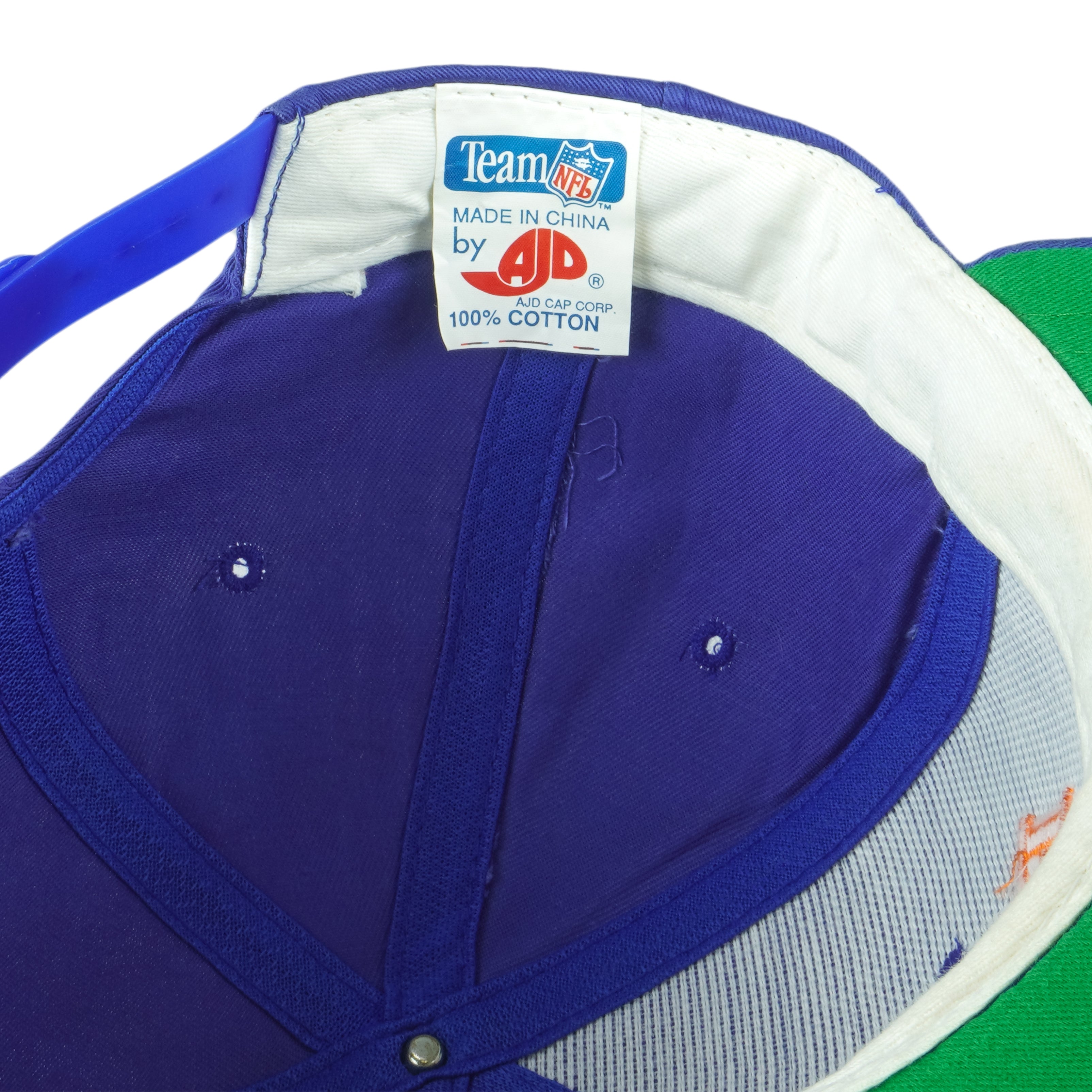 NFL (AJD) - Denver Broncos Embroidered Snapback Hat 1990s OSFA