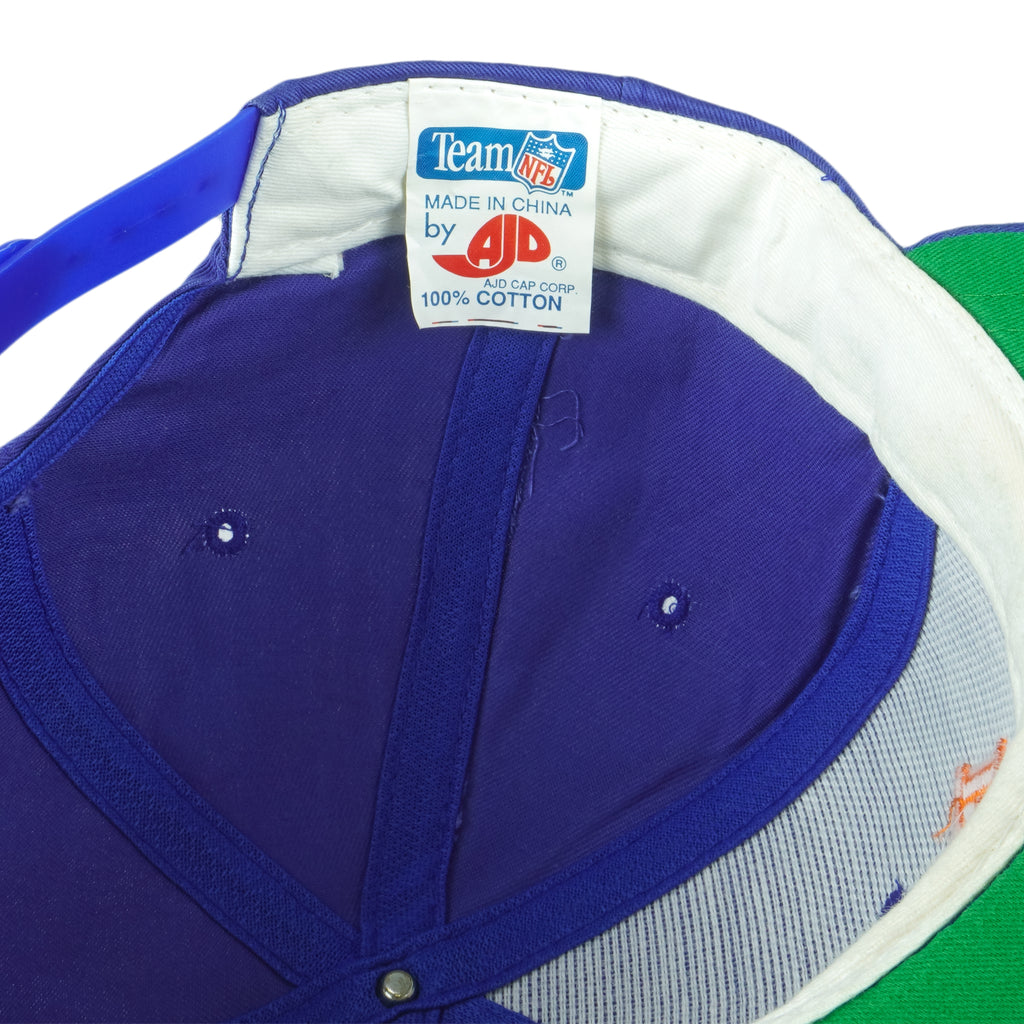 NFL (AJD) - Denver Broncos Embroidered Snapback Hat 1990s OSFA