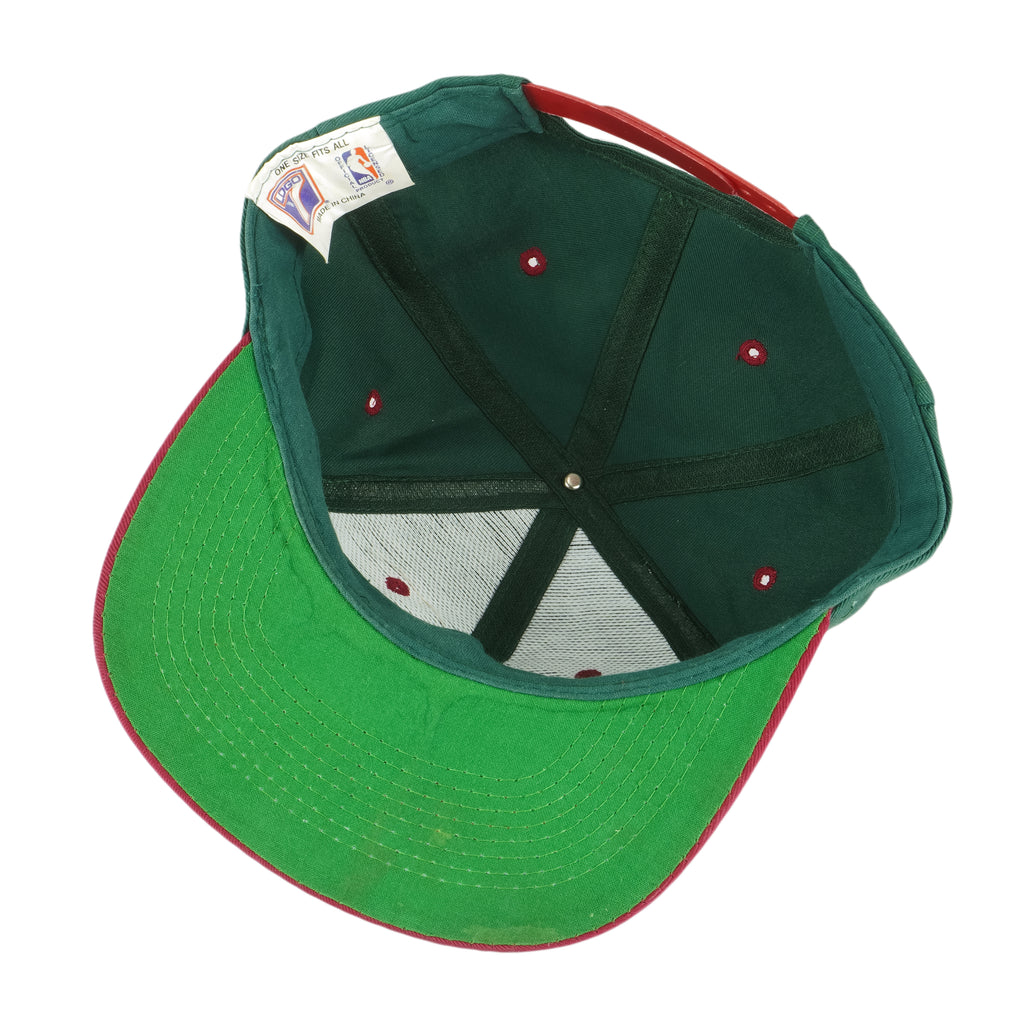 NBA (Logo 7) - Seattle Supersonics Embroidered Snapback Hat 1994 OSFA Vintage Retro