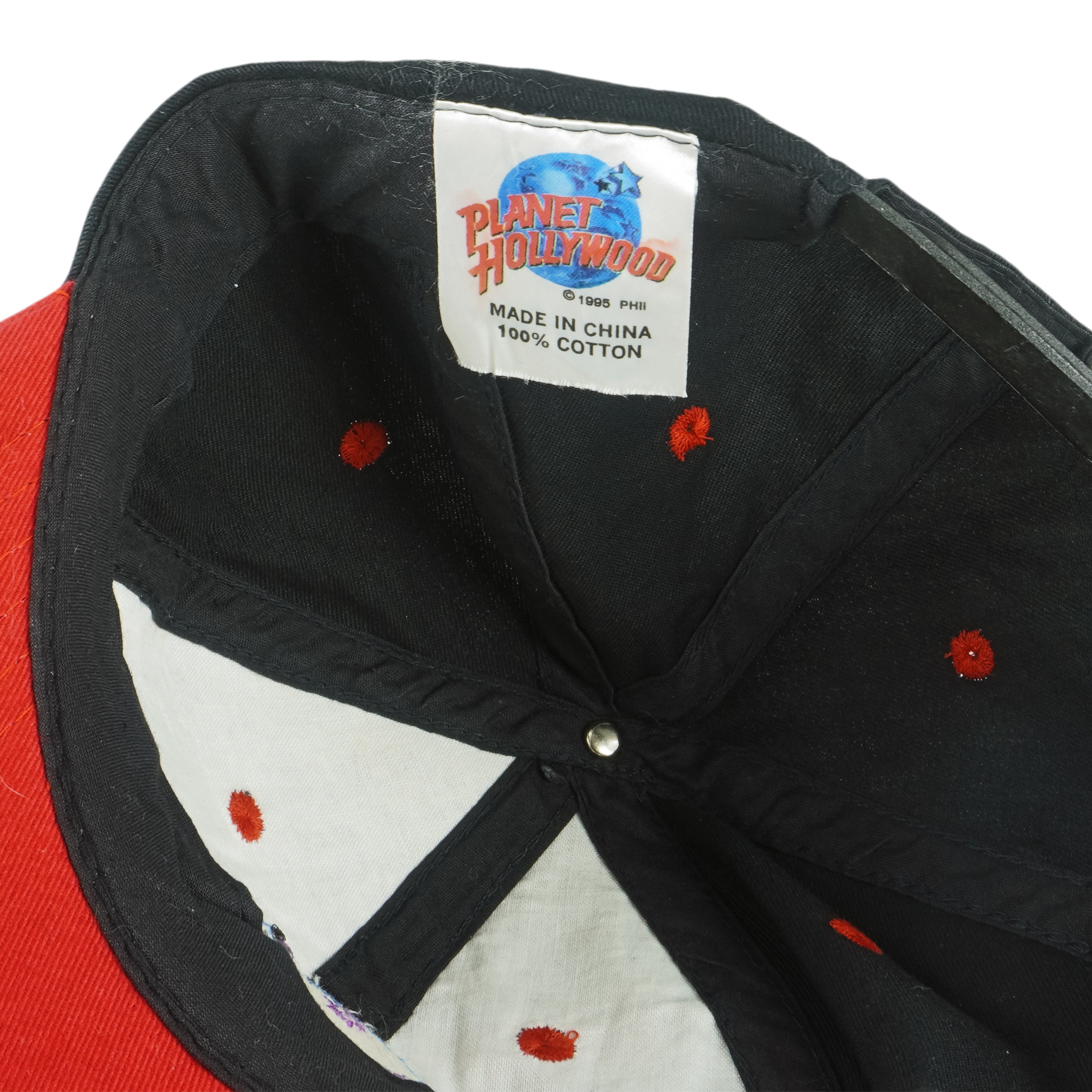 Vintage - Planet Hollywood Las Vegas Embroidered Snapback Hat 1995 OSFA Retro Places