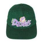 NFL (Collegiate Licensed Product) - Miami Dolphins Embroidered Snapback Hat 1990s OSFA Vintage Retro