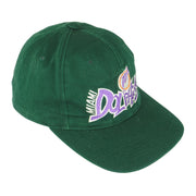 NFL (Collegiate Licensed Product) - Miami Dolphins Embroidered Snapback Hat 1990s OSFA Vintage Retro