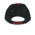NBA (Nike) - Portland Trail Blazers Embroidered Wool Strapback Hat 1990s OSFA Vintage Retro