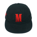 Vintage (Marlboro) - Black Embroidered M Strapback Hat 1990s OSFA