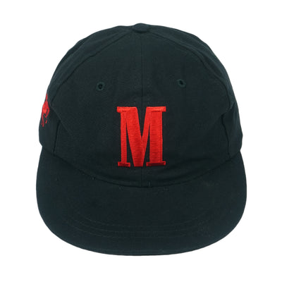 Vintage (Marlboro) - Black Embroidered M Strapback Hat 1990s OSFA