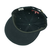 Vintage (Marlboro) - Black Embroidered M Strapback Hat 1990s OSFA