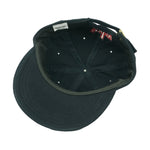 Vintage (Marlboro) - Black Embroidered M Strapback Hat 1990s OSFA