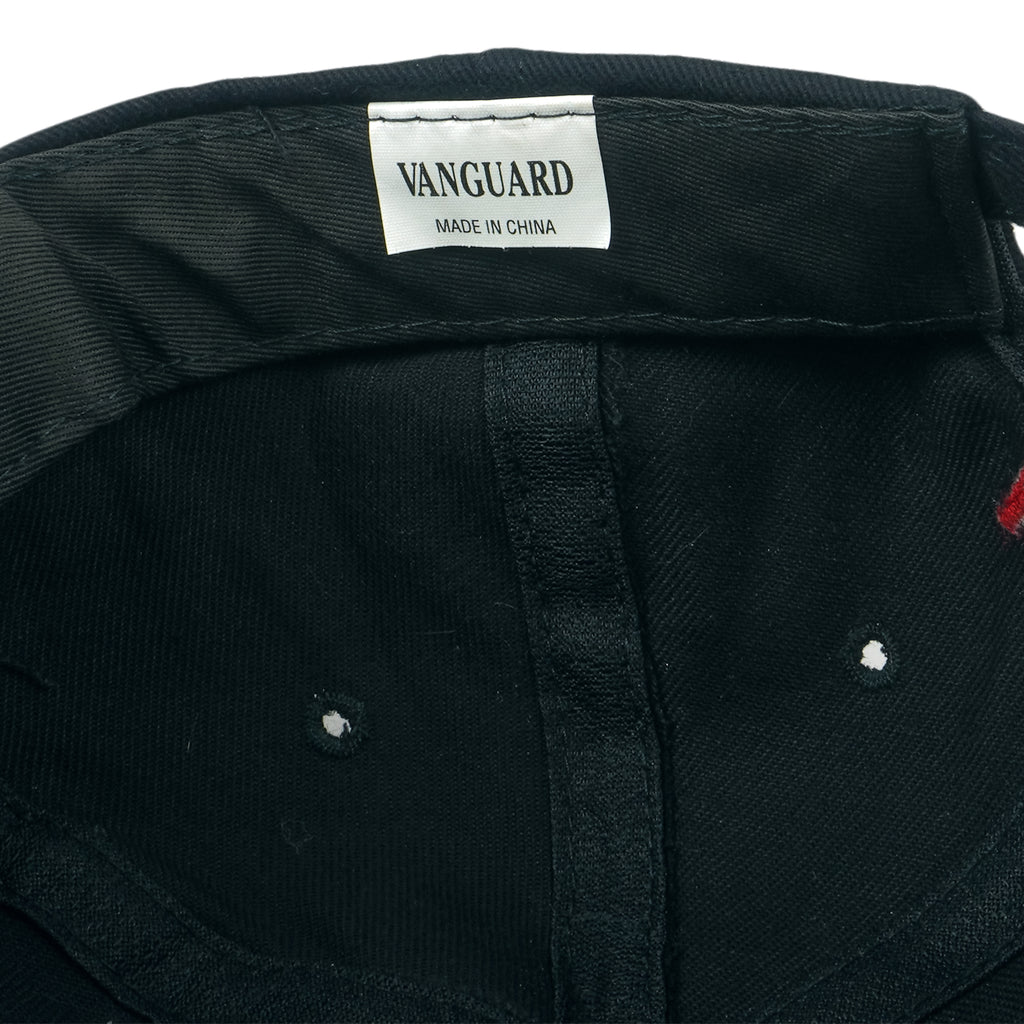 Vintage (Marlboro) - Black Embroidered M Strapback Hat 1990s OSFA