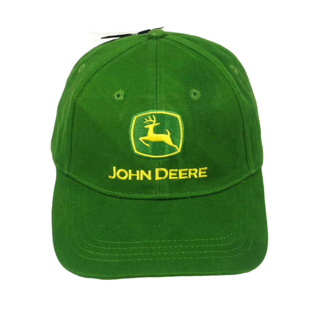 Vintage - John Deere Nothing Runs Like a Deere Strapback Hat with Tags 1990s OSFA Deadstock Retro