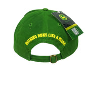 Vintage - John Deere Nothing Runs Like a Deere Strapback Hat with Tags 1990s OSFA Deadstock Retro