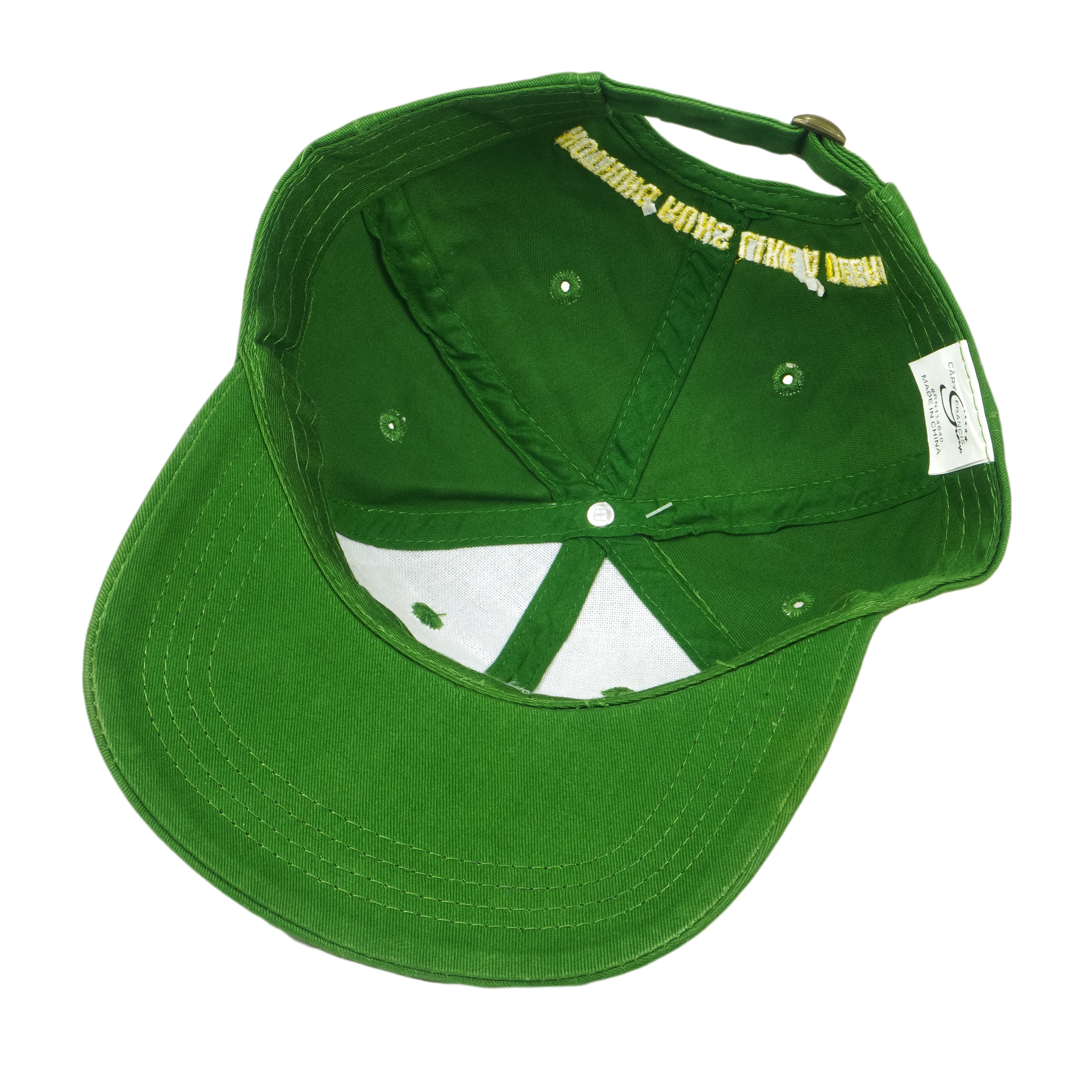 Vintage - John Deere Nothing Runs Like a Deere Strapback Hat with Tags 1990s OSFA Deadstock Retro