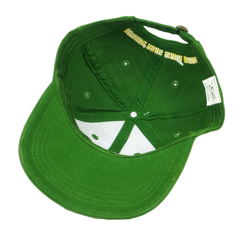 Vintage - John Deere Nothing Runs Like a Deere Strapback Hat with Tags 1990s OSFA Deadstock Retro