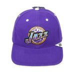 NBA (Twins Enterprise) - Utah Jazz Embroidered Strapback Hat with Tags 1990s OSFA