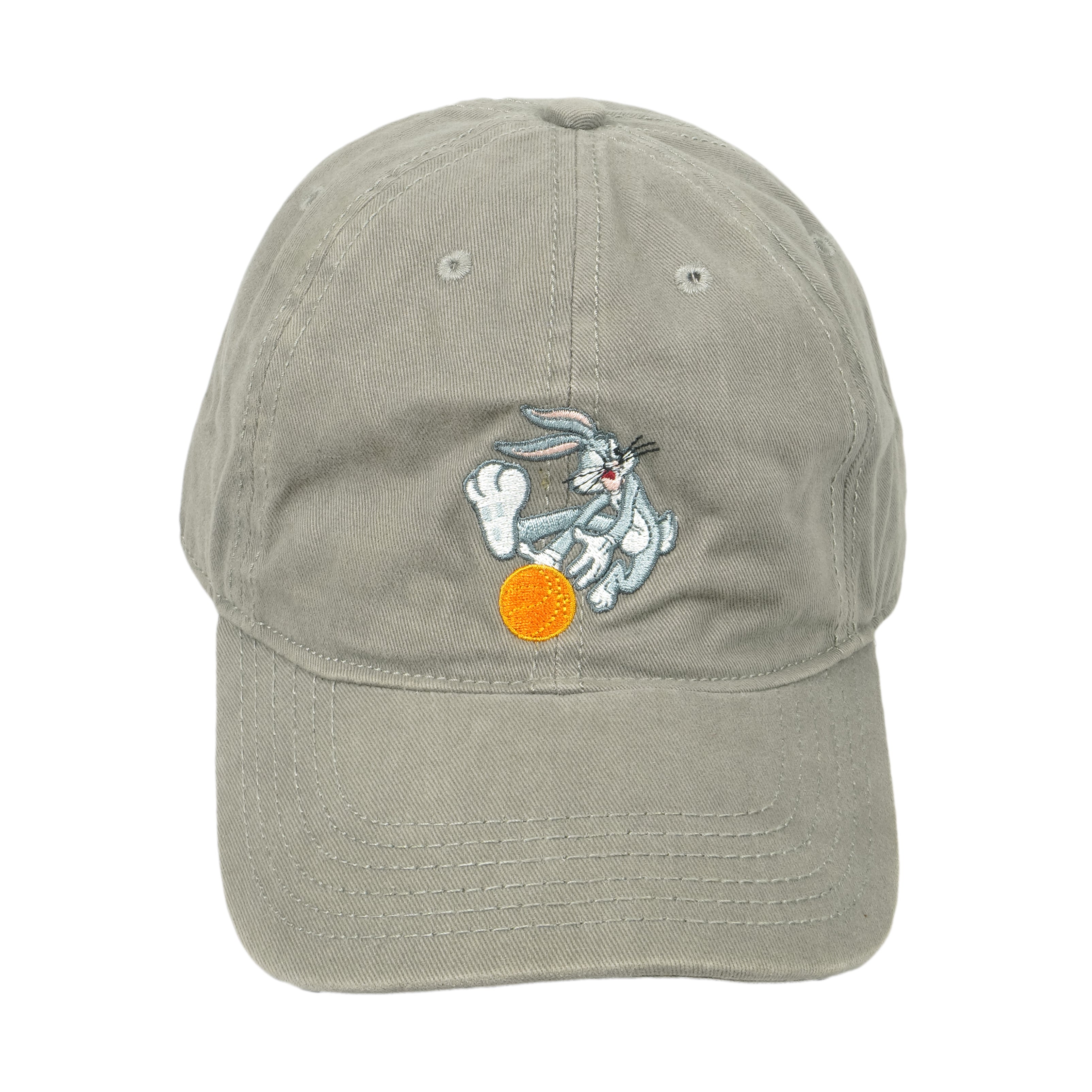 Looney Tunes - Bugs Bunny Basketball Embroidered Strapback Hat 1990s OSFA Vintage Retro