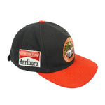 Vintage (Marlboro) - Black & Red Adventure Team Gecko Strapback Hat 1990s OSFA Retro