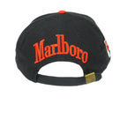 Vintage (Marlboro) - Black & Red Adventure Team Gecko Strapback Hat 1990s OSFA Retro