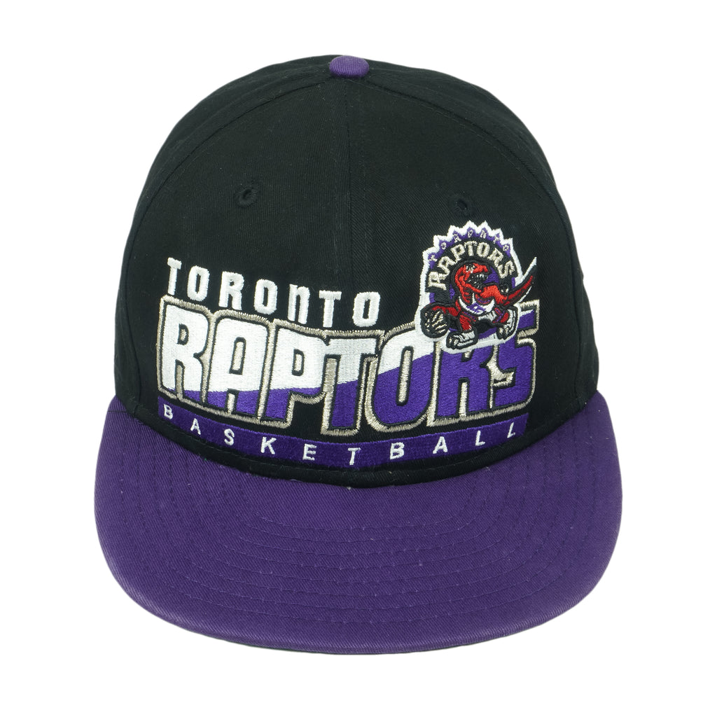 NBA (New Era) - Toronto Raptors Adjustable Hat 1990s OSFA Vintage Retro Basketball