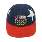 Champion - USA Olympic Team Snapback Hat 1990s OSFA Vintage Retro