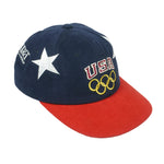 Champion - USA Olympic Team Snapback Hat 1990s OSFA Vintage Retro