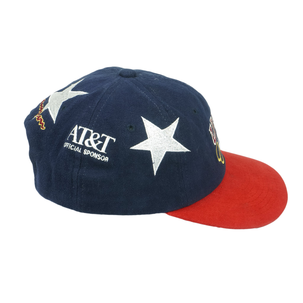 Champion - USA Olympic Team Snapback Hat 1990s OSFA Vintage Retro