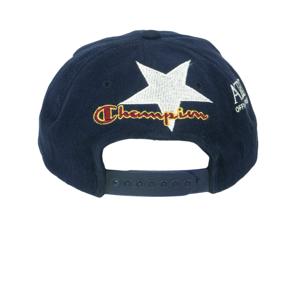 Champion - USA Olympic Team Snapback Hat 1990s OSFA Vintage Retro