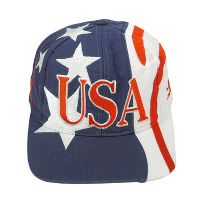 Vintage (Logo Athletic) - Atlanta Olympics Team USA Stars & Stripes Snapback Hat 1996 OSFA