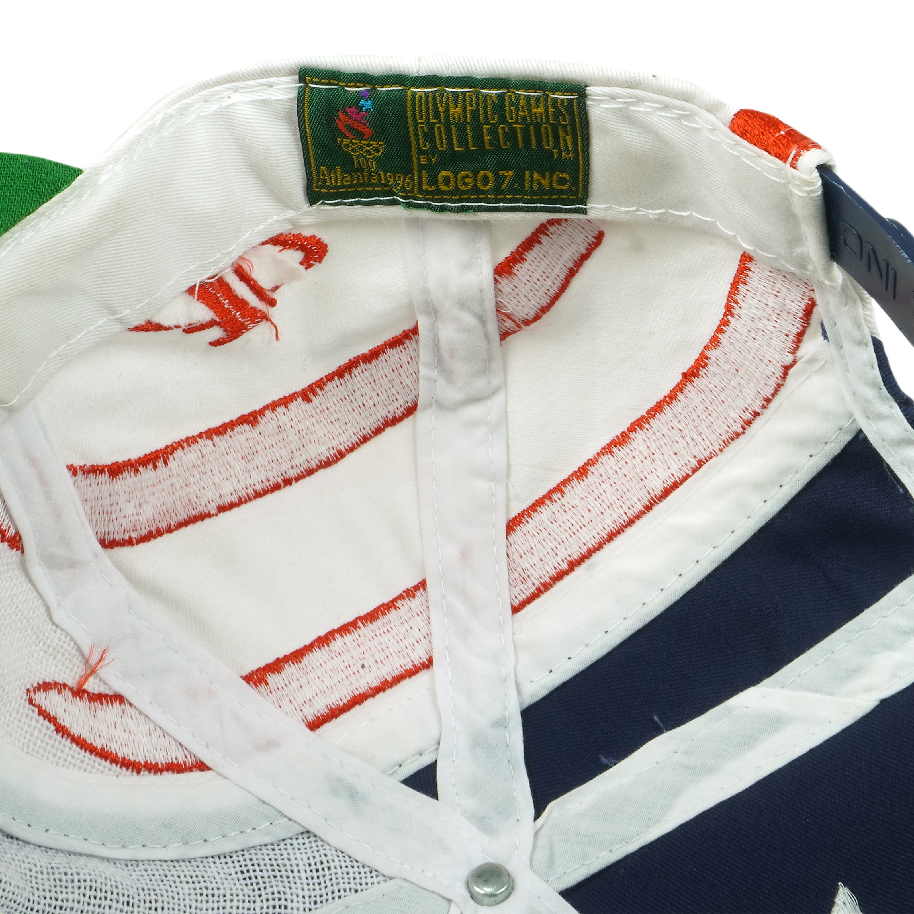 Logo Athletic - Team USA Stars & Stripes Atlanta Olympics Snapback Hat 1996 OSFA Vintage Retro