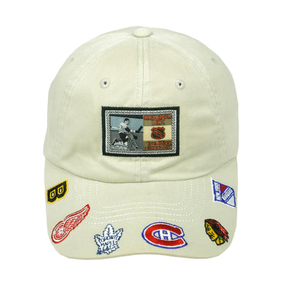 NHL (American Needle) - Original Six Embroidered Team Logos Strapback Hat 1990s OSFA