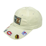 NHL (American Needle) - Original Six Embroidered Team Logos Strapback Hat 1990s OSFA