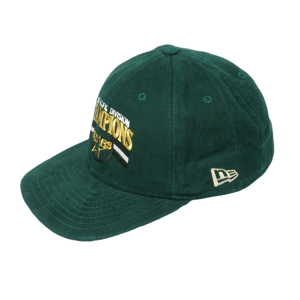 NHL (New Era) - Dallas Stars Pacific Division Champions Strapback Hat 2000 OSFA Vintage Retro Playoffs