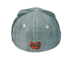 Vintage - Silver Wu-Tang Clan Embroidered Flexible Fitted Hat 1996 Large