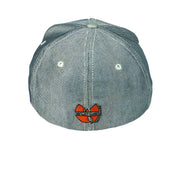 Vintage - Silver Wu-Tang Clan Embroidered Flexible Fitted Hat 1996 Large