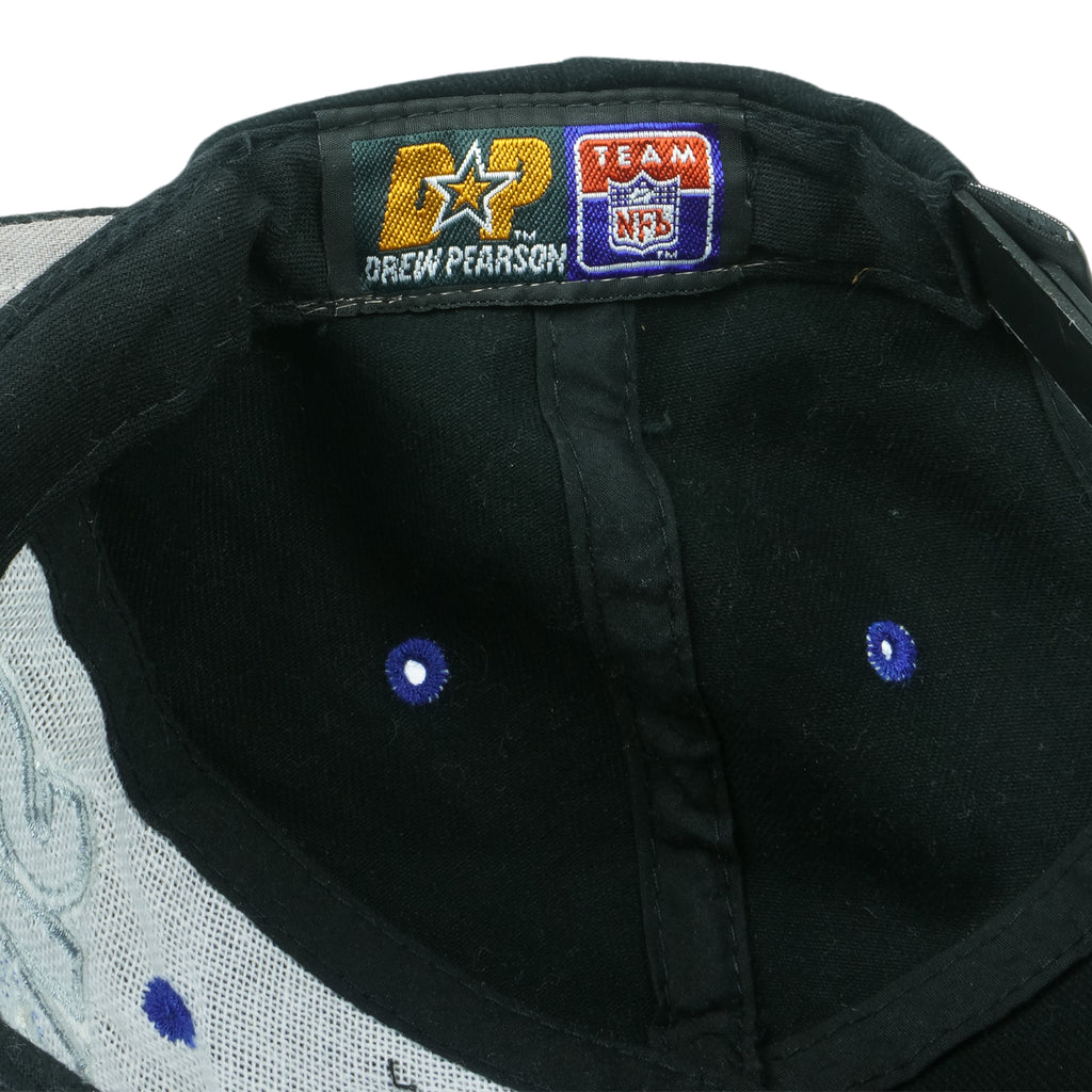 NFL (Drew Pearson) - Detroit Lions Embroidered Strapback Hat 1990s OSFA