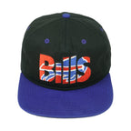 NFL (#1 Apparel) - Buffalo Bills Embroidered Spell-Out Snapback Hat 1990s OSFA Vintage Retro