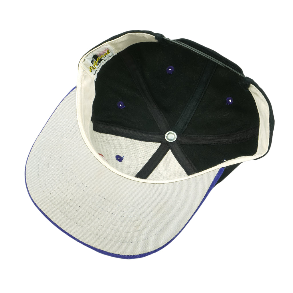 NFL (#1 Apparel) - Buffalo Bills Embroidered Spell-Out Snapback Hat 1990s OSFA Vintage Retro